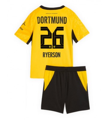 Borussia Dortmund Julian Ryerson #26 Hemmaställ Barn 2026-27 Kortärmad (+ Korta byxor)